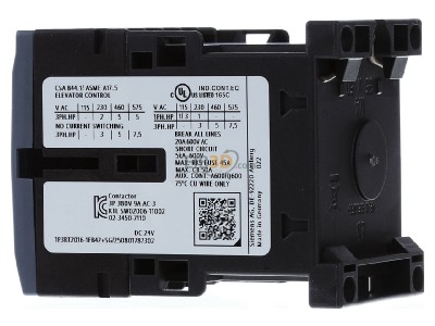 View on the right Siemens 3RT2016-1FB42 Magnet contactor 9A 24VDC 
