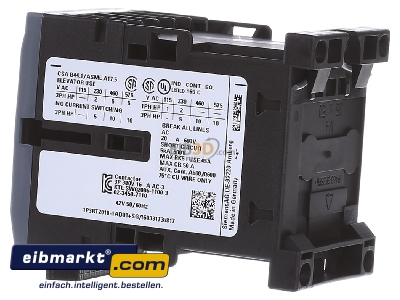 Ansicht rechts Siemens Indus.Sector 3RT2018-1AD01 Schtz 7,5kW/400V 1S 42VAC 