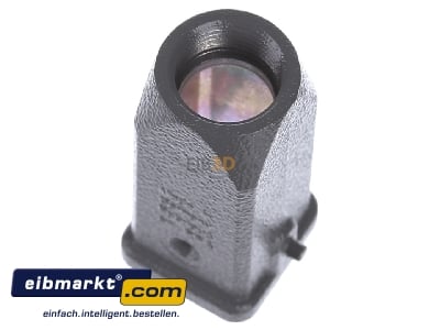 Top rear view Harting 09 20 003 1440 Plug case for industry connector
