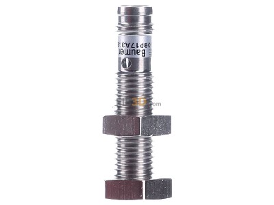View on the left Baumer IFRM 08P17A3/S35L Inductive proximity sensor 2mm 
