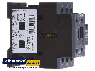 Ansicht links Siemens Indus.Sector 3RT2026-1AL20 Schtz 11kW/400V 1S+1 230V 