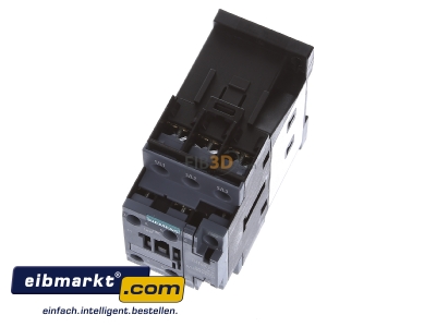 Ansicht oben vorne Siemens Indus.Sector 3RT2026-1AL20 Schtz 11kW/400V 1S+1 230V 