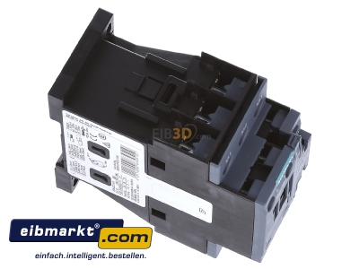 Ansicht oben links Siemens Indus.Sector 3RT2026-1AR60 Schtz 11kW/400V 1S+1 400V 