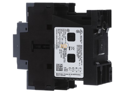 Ansicht rechts Siemens 3RT2027-2BB40 Schtz 15kW/400V 1S+1 24V 