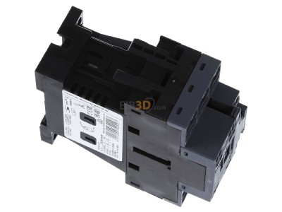Ansicht oben links Siemens 3RT2027-2BB40 Schtz 15kW/400V 1S+1 24V 