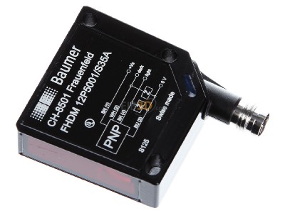 View up front Baumer FHDM 12P5001/S35A Energetic light scanner 300mm 
