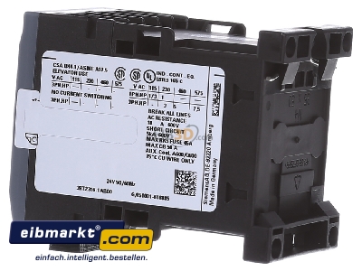 Ansicht rechts Siemens Indus.Sector 3RT2316-1AB00 Schtz 12kW/400V 18A 24VAC 