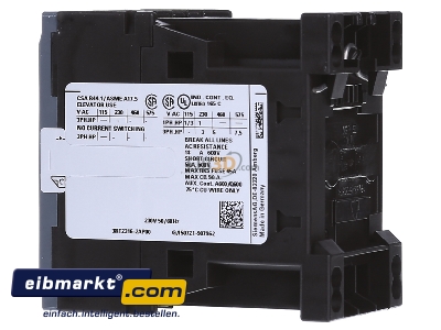 Ansicht rechts Siemens Indus.Sector 3RT2316-2AP00 Schtz 12kW/400V 18A 230VAC 