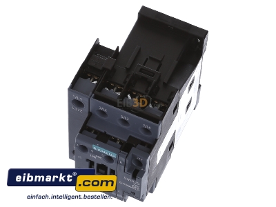 Ansicht oben vorne Siemens Indus.Sector 3RT2325-1AB00 Schtz 22kW/400V 35A 24VAC 