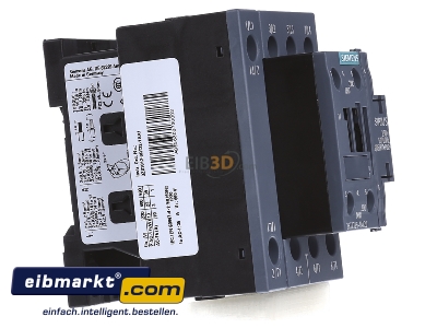 Ansicht links Siemens Indus.Sector 3RT2325-1AL20 Schtz 22kW/400V 35A 230VAC 