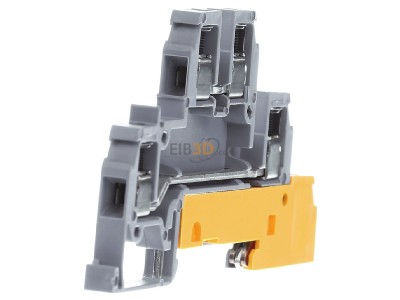 View on the left ABB D 4/6.LLP Distribution terminal block 3-p 
