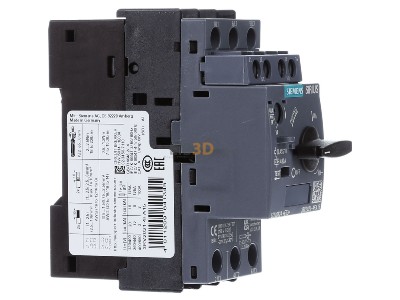 Ansicht links Siemens 3RV2021-4FA15 Leistungsschalter 34-40A N-ausl. 480A 