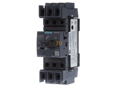 Front view Siemens 3RV2711-1GD10 Circuit-breaker 6,3A 
