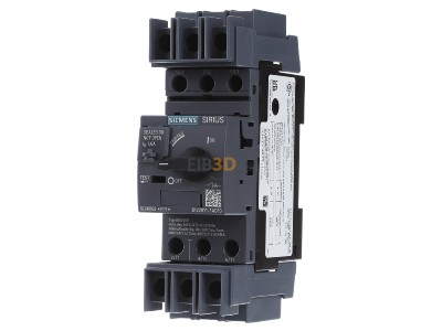 Front view Siemens 3RV2811-1AD10 Circuit-breaker 1,6A 
