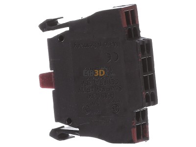 View on the left Eaton M22-CK02 Auxiliary contact block 0 NO/2 NC 
