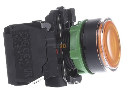 Ansicht links Schneider Electric XB5AW35B5 Leuchtdrucktaster ge-or 