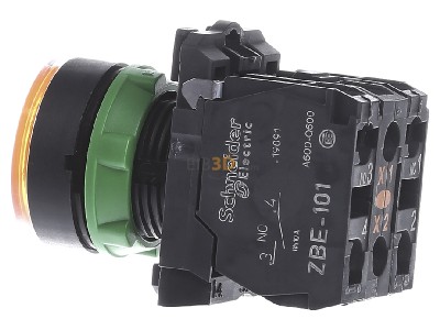 Ansicht rechts Schneider Electric XB5AW35B5 Leuchtdrucktaster ge-or 