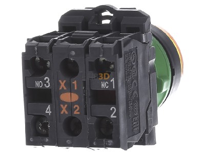 Ansicht hinten Schneider Electric XB5AW35B5 Leuchtdrucktaster ge-or 