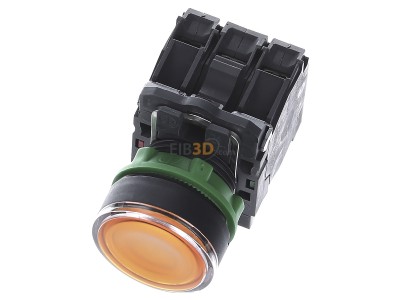 Ansicht oben vorne Schneider Electric XB5AW35B5 Leuchtdrucktaster ge-or 