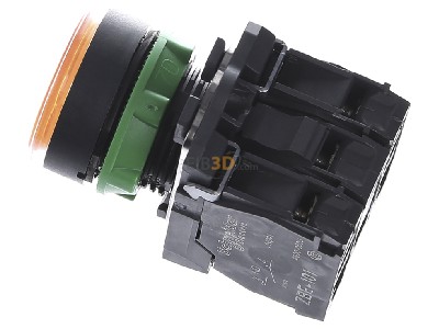 Ansicht oben rechts Schneider Electric XB5AW35B5 Leuchtdrucktaster ge-or 