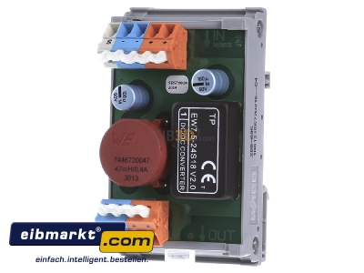 Frontansicht WAGO Kontakttechnik 288-895 Wandler DC/DC f.Busklemme 