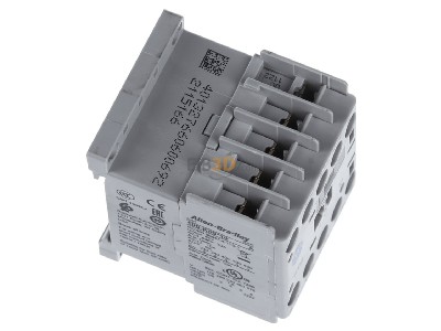 View top left Rockwell 100-K09ZJ10 Magnet contactor 9A 230...690VAC 
