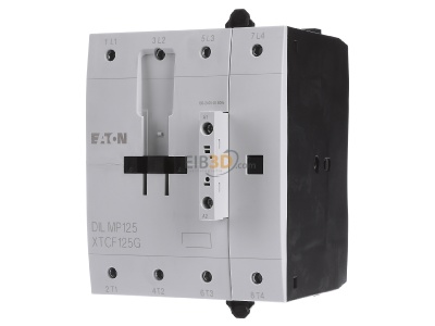 Frontansicht Eaton DILMP125(RAC240) Leistungsschtz 125A/AC-1,AC,4p 