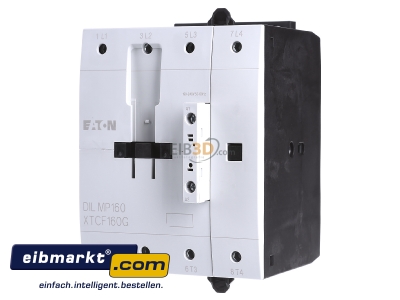 Frontansicht Eaton (Moeller) DILMP160(RAC240) Leistungsschtz 160A/AC-1,AC,4p 