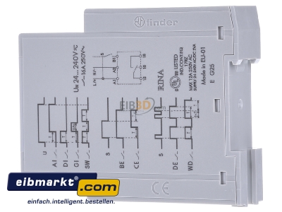 View on the right Finder 83.01.0.240.0000 Timer relay 0,05...864000s AC 24...240V - 
