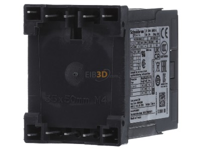 Back view Schneider Electric LP1K12105BD Magnet contactor 12A 24VDC 
