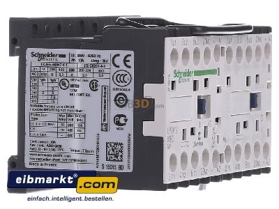 View on the left Schneider Electric LP2K1201BD Reversing combination 5,5kW 24VDC
