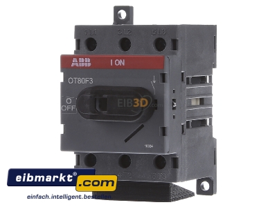 Front view ABB Stotz S&J 1SCA105798R1001 Safety switch 3-p 37kW
