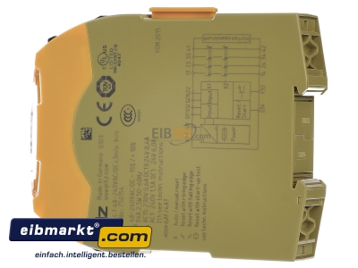 View on the right Pilz PNOZ s4.1#750154 Safety relay 48...240V AC/DC - PNOZ s4.1750154
