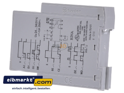 View on the right Finder 83.02.0.240.0000 Timer relay 0,05...864000s AC 24...240V - 
