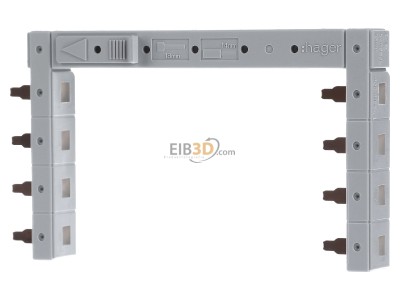 Front view Hager KCF663L Phase busbar 3-p 16mm 146mm 
