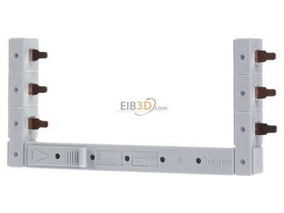 Frontansicht Hager KCL363R Phasenschiene 3P 2-reih.rechts 