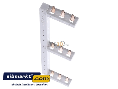 Top rear view Hager KCL368R Phase busbar 3-p 16mm² 271mm
