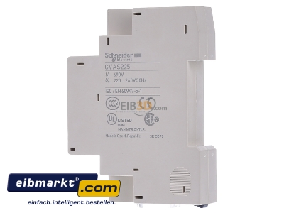 Ansicht rechts Schneider Electric GVAS225 Arbeitsstromauslser 220-240V50Hz 