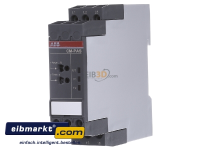 Front view ABB Stotz S&J CM-PAS.31P Phase monitoring relay

