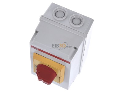 Ansicht oben vorne ABB OTDCP32SA11M Lasttrennschalter 2-p, 32A, DC, IP65 