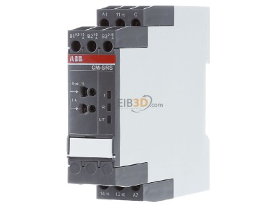 Frontansicht ABB CM-SRS.12S Strom�berwachungsrelais 1W 0,3-15A 