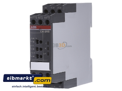 Frontansicht ABB Stotz S&J CM-SRS.22S 220-240V Stromberwachungsrelais 2We 0,3-15A 