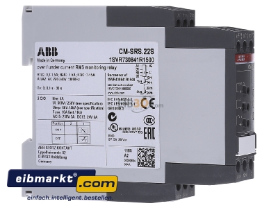 View on the left ABB Stotz S&J CM-SRS.22S 220-240V Current monitoring relay
