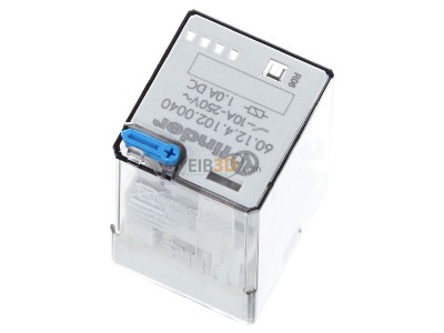 Ansicht oben vorne Finder 60.12.4.102.0040 Strom-Steckrelais 