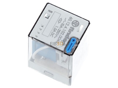 Ansicht oben links Finder 60.12.4.102.0040 Strom-Steckrelais 