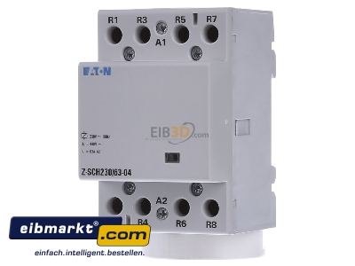 Front view Eaton (Installation) Z-SCH230/63-04 Installation contactor 230VAC 0 NO/ 4 NC
