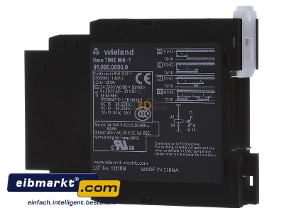 View on the right Wieland FLARE TIME M4-1 Timer relay - 
