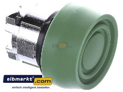 Ansicht oben links Schneider Electric ZB4BP3S Drucktaster flach, Membrane gn 