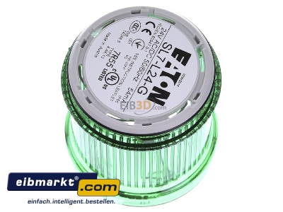 View top right Eaton (Moeller) SL7-L24-G Continuous light module 24VAC 24VDC
