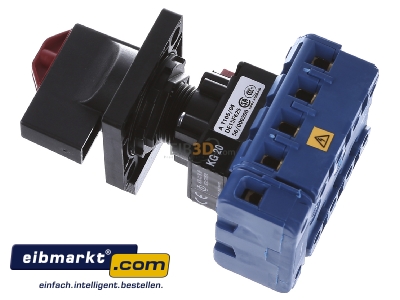 Ansicht oben rechts Kraus&Naimer KG20A/T105/04FT2 Hauptschalter 3p 25A/7,5KW 